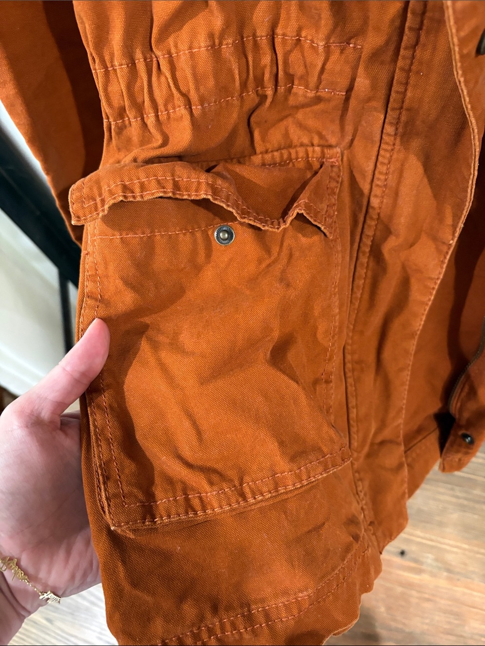 Universal Thread Rust Orange Utility Jacket - Picture 5 of 11